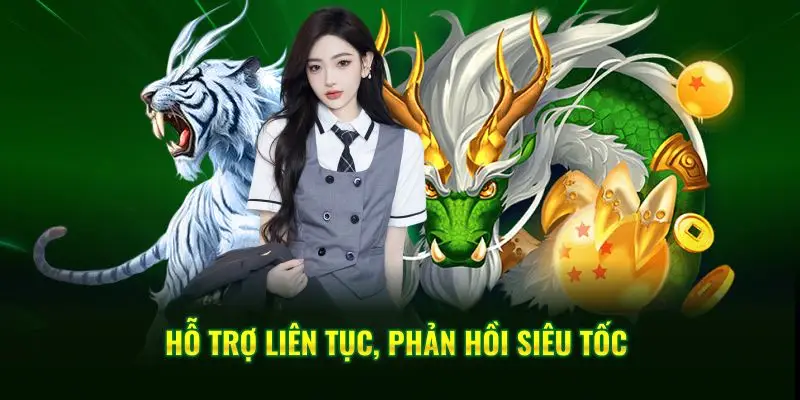 Hỗ trợ liên tục, phản hồi siêu tốc